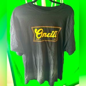 O’Neill black wave graphic t-shirt. SZ. XL. EUC